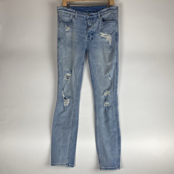 Ksubi Men's Van Winkle Trashed Dreams Distressed Denim Size 33